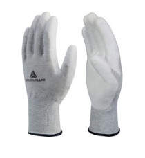 Guanti antistatico VE702PESD - poliestere / carbonio - taglia 10 - bianco - Deltaplus