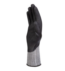 Guanti antitaglio Venicut D04 - maglia deltanocut - palmo in doppio nitrile - taglia 10 - nero - Deltaplus