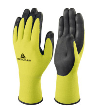Guanti di precisione Apollonit VV734 - poliammide - palmo in schiuma di nitrile - taglia 10 - giallo fluo/nero - Deltapl