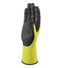 Guanti di precisione Apollonit VV734 - poliammide - palmo in schiuma di nitrile - taglia 10 - giallo fluo/nero - Deltapl