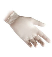 Guanti in lattice R40 - c/polvere - tg L - bianco - Reflexx - conf. 100 pezzi