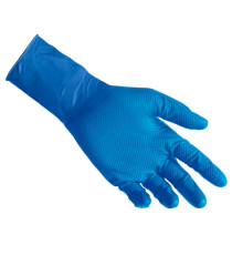 Guanti in nitrile N65 Plus - senza polvere - taglia L - blu - Reflexx - conf. 50 pezzi