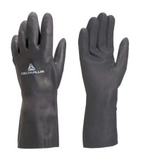 Guanti per protezione chimica VE509 - neoprene floccato cotone - taglia 07/08 - nero - Deltaplus