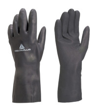 Guanti per protezione chimica VE509 - neoprene floccato cotone - taglia 07/08 - nero - Deltaplus