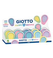 Happy Love Gomma - colori pastello assortiti - Giotto