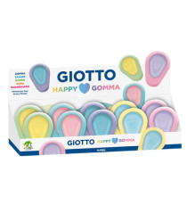 Happy Love Gomma - colori pastello assortiti - Giotto