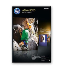 Hp - Carta fotografica originale lucida Hp Advanced Photo Paper - 25 Fogli - 10 x 15 cm senza margini - Q8691A