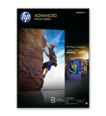 Hp - Carta fotografica originale lucida Hp Advanced Photo Paper 25 Fogli - A4 - 210 x 297 mm - Q5456A