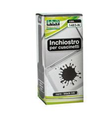 Inchiostro per cuscinetti - 30 ml - senza olio - nero - Lebez