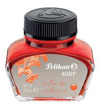 Inchiostro stilografico 4001 - 30 ml - rosso - Pelikan