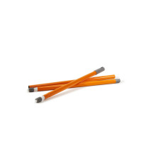 Kit per pavimenti Secchiostrizza - secchio con strizzatore 12 L + mop 240 gr + manico da 130 cm - arancione - Perfetto