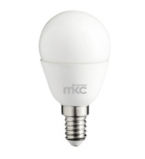 Lampada - Led - minisfera - 5,5W - E14 - 3000K - luce bianca calda - MKC