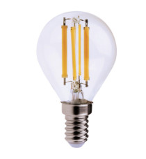 Lampada - Led - minisfera - 6W - E14 - 3000K - luce bianca calda - MKC
