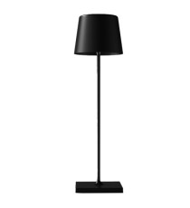 Lampada da tavolo 851 - ricaricabile - 8 x 30 cm - metallo - nero - Palmina
