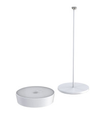 Lampada da tavolo 901 - c/aggancio magnetico - 10 x 30 cm - alluminio - bianco - Palmina