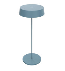 Lampada da tavolo 901 - c/aggancio magnetico - 10 x 30 cm - alluminio - blu - Palmina