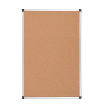 Lavagna - 90 x120 cm - superficie in sughero - cornice in alluminio - Starline