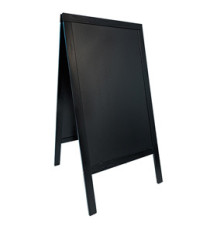 Lavagna a cavalletto - 54,5 x 85 x 44 cm - nero - Securit