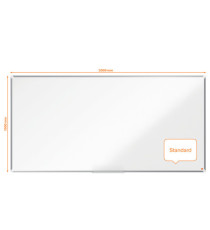 Lavagna bianca magnetica Premium Plus - 100  x  200 cm - Nobo
