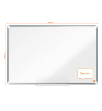 Lavagna bianca magnetica Premium Plus - 60 x 90 cm - Nobo