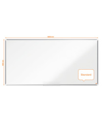 Lavagna bianca magnetica Premium Plus - 90  x 180 cm - Nobo