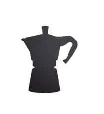 Lavagna da parete Silhouette - 30 x 50 cm - forma moka - nero - Securit