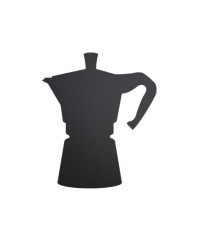 Lavagna da parete Silhouette - 30 x 50 cm - forma moka - nero - Securit