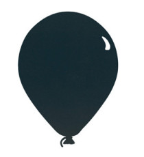 Lavagna da parete Silhouette - 39,6 x 29 cm - forma palloncino - nero - Securit