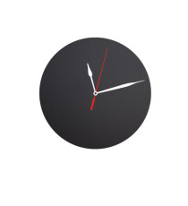 Lavagna da parete Silhouette - diametro 29 cm - forma orologio - nero - Securit