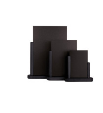 Lavagna da tavolo Elegant - A5 - 20 x 23 x 6 cm - nero - Securit