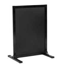 Lavagna da terra Stand Woody - 78 x 56 x 40 cm - nero - Securit