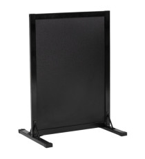 Lavagna da terra Stand Woody - 78 x 56 x 40 cm - nero - Securit