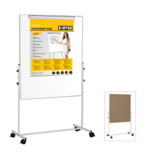 Lavagna Duo a doppia superficie (bianca/sughero) - 150 x 120 cm - Bi-Office