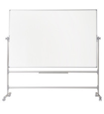 Lavagna magnetica girevole Earth - 90 x 120 cm - bianco - Bi-Office