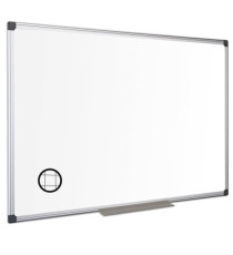Lavagna magnetica Maya a quadretti - 60 x 90 cm - bianco - Bi-Office