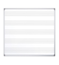 Lavagna magnetica Maya Musica - pentagramma musicale - 120 x 120 cm - Bi-Office