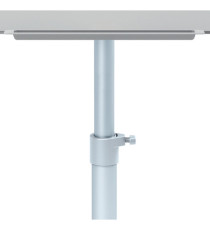 Lavagna portablocco Classic con ruote - 100 x 70 cm - bracci estensibili - bianco - Nobo