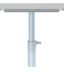 Lavagna portablocco Classic con ruote - 100 x 70 cm - bracci estensibili - bianco - Nobo