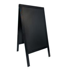 Lavagna Sandwich - cavalletto nero - 69 x 125 cm - Securit