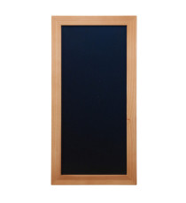 Lavagna Woody - teak - 20 x 40 cm - Securit