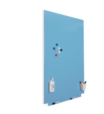 Lavagne magnetiche senza bordi - 75 x 115 cm - azzurro - Cep