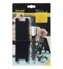 Lavagnette segnaposto - 8,5 x 5 cm - Securit - set 5 pezzi