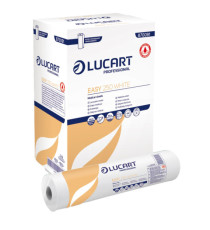 Lenzuolino medico EASY 250 WHITE - diametro 12 cm - 53 cm x 50 m - bianco - Lucart