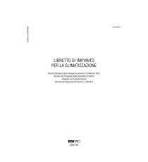 Libretto impianto climatizzazione Veneto - 297 x 210mm - 48 fogli - Edipro