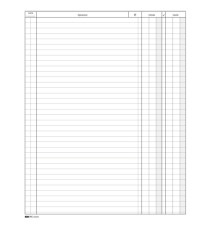 Libro cassa - 31 x 24,5cm - 100 fogli - Edipro