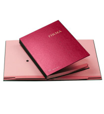 Libro firma - 14 intercalari rinforzati - 24x34 cm - rosso - Fraschini
