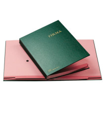 Libro firma - 14 intercalari rinforzati - 24x34 cm - verde - Fraschini
