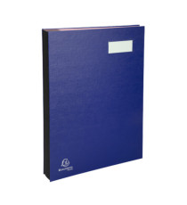 Libro firma - 20 pagine  24 X 35 cm - blu - Exacompta
