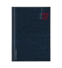 Libro prenotazioni ristorante 2027 - con copertina similpelle imbottita - 21 x 30 cm - blu