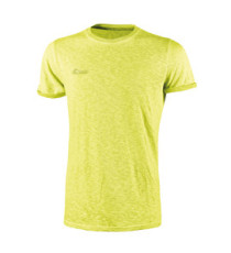 Magliette a maniche corte - taglia XL - fluo giallo - U-Power - conf. 3 pezzi
